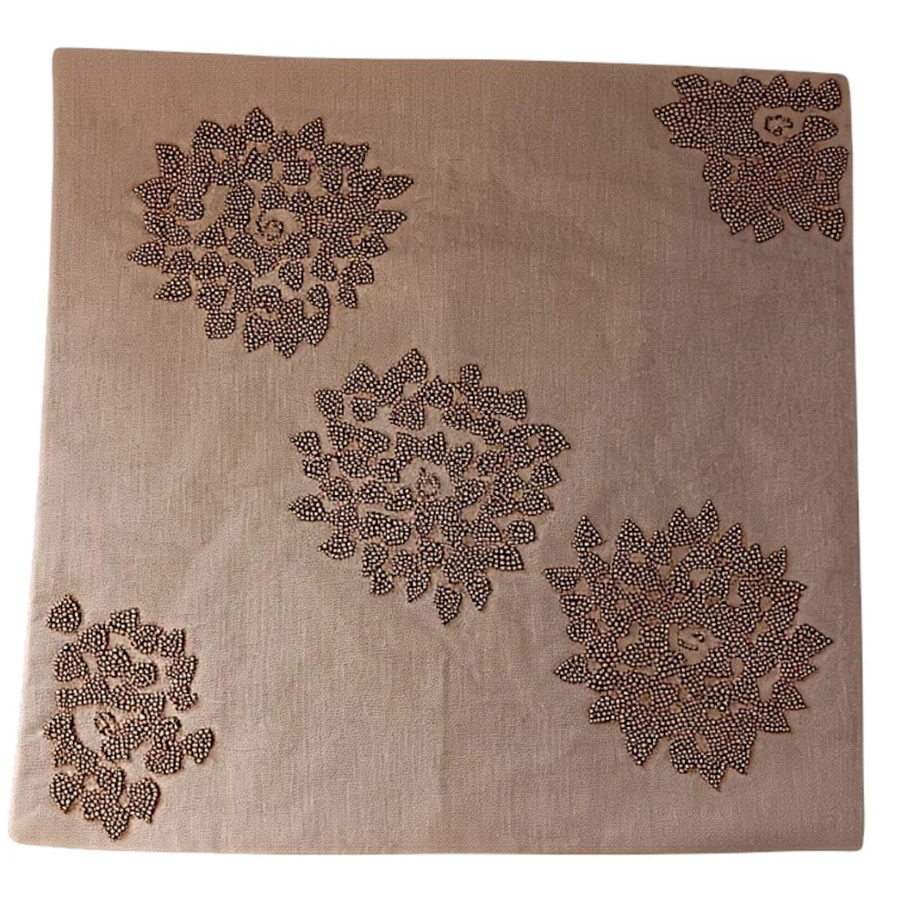 Pier 1 Imports Beaded Pillow Cover Square 17